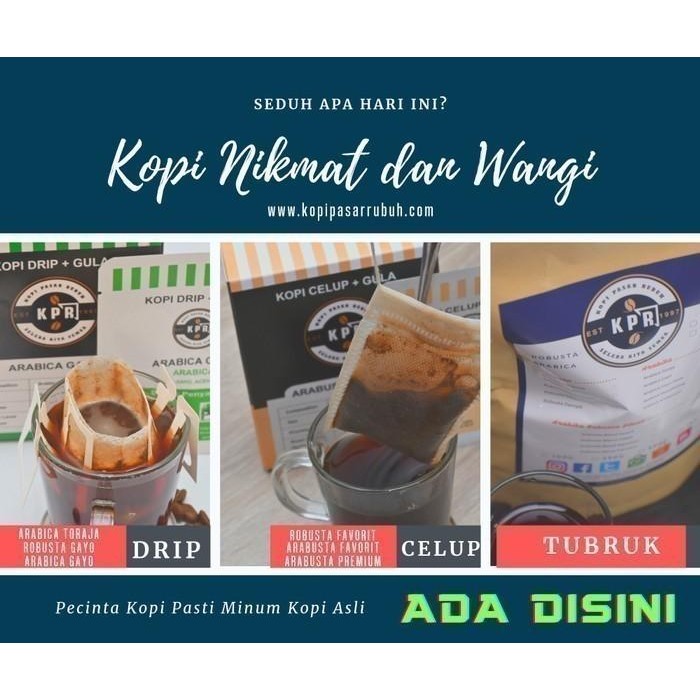 

Kopi Pasar Rubuh - Kpr - Robusta Pagaralam #Gratisongkir #Sale #Discount