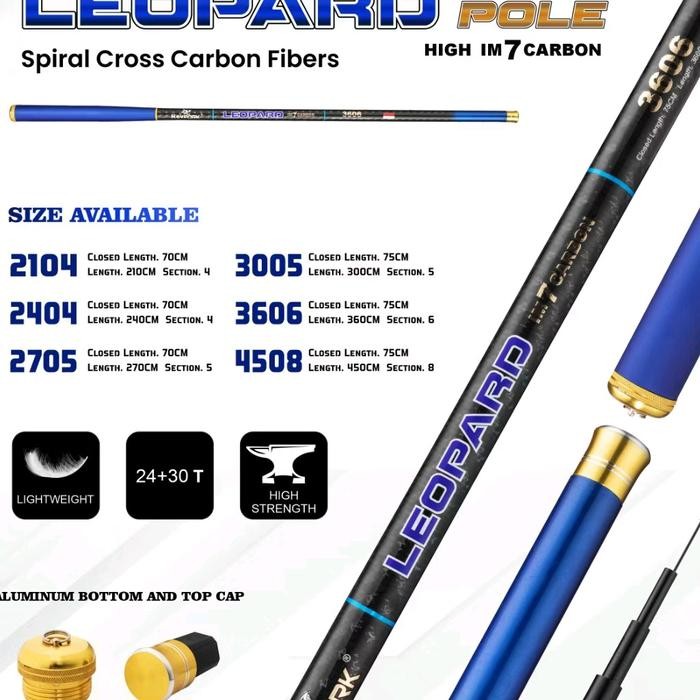 TEGEK REVFORK LEOPARD POLE 270, 300, 360