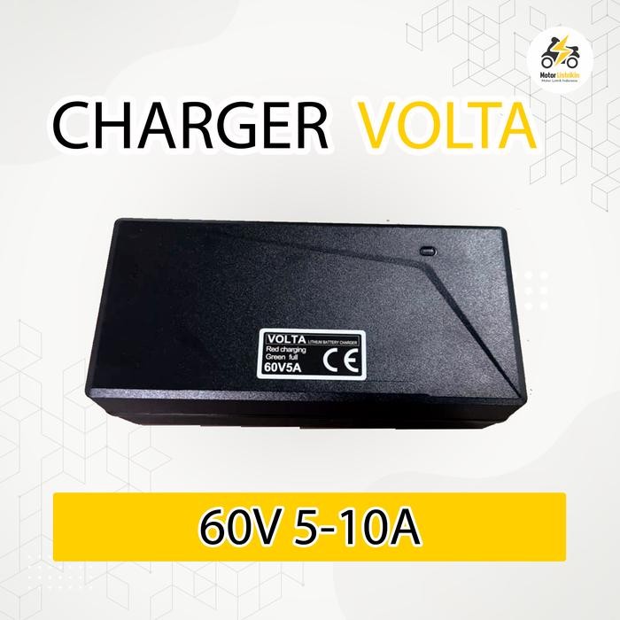 Charger Motor Listrik Volta Lithium Original