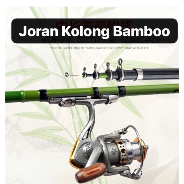 JORAN TEGEK KOLONG BAMBOO BAMBU ANTENA HIJAU 270 360 450 540