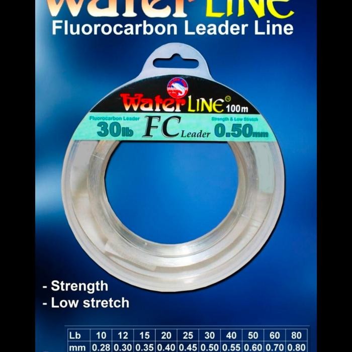 Senar pancing leader merk golden fish 100 meter fc waterline flourocarbon