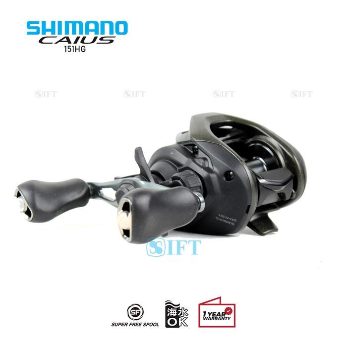 Reel BC SHIMANO CAIUS C [24] 150/151 HG Saltwater Resmi
