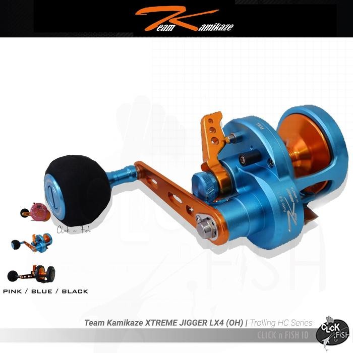 T Kamikaze XTREME JIGGER LX4 - HC Series 8+1 BB OH Reel Kiri