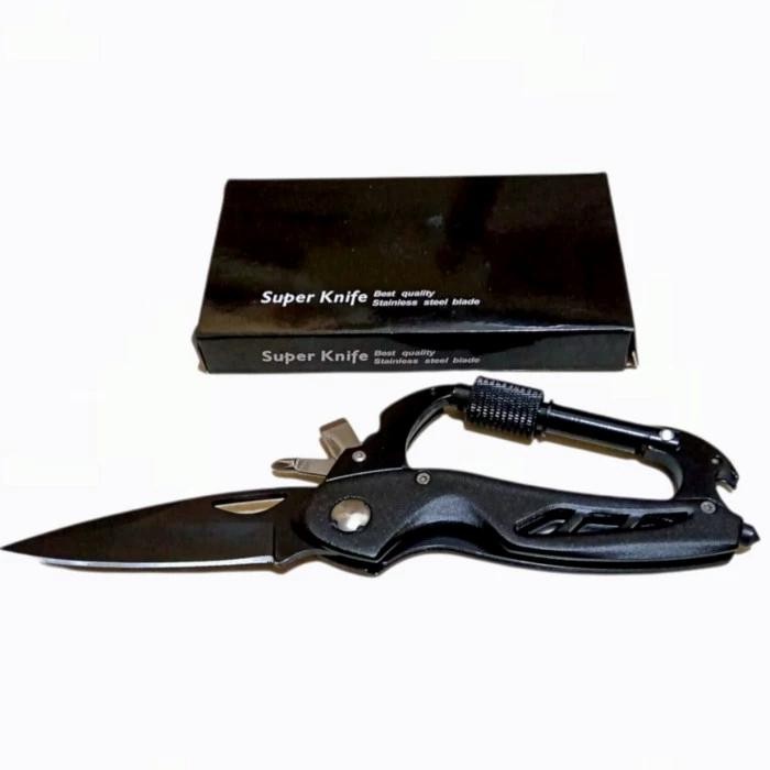 Jual [READY] PISAU CARABINER KARABINER MULTI GANTUNGAN KUNCI CARABINER