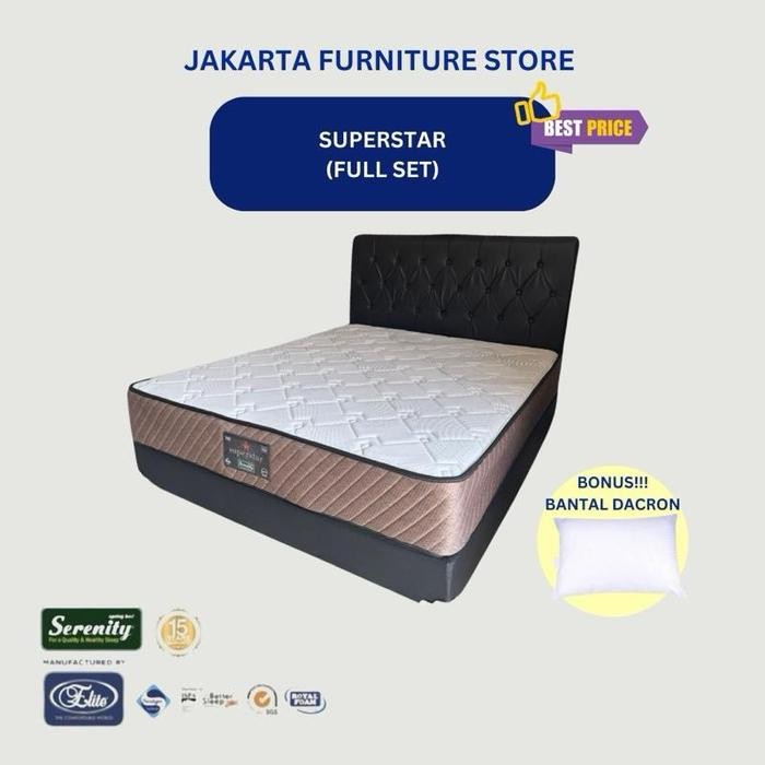 Mo Full Set Springbed Elite Serenity Supers Uk.140X200