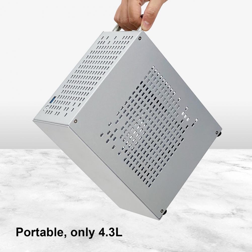 Mini Itx Computer Case Heavy Duty Computer Case Aluminum Alloy Mini Itx Gaming Desktop Case with