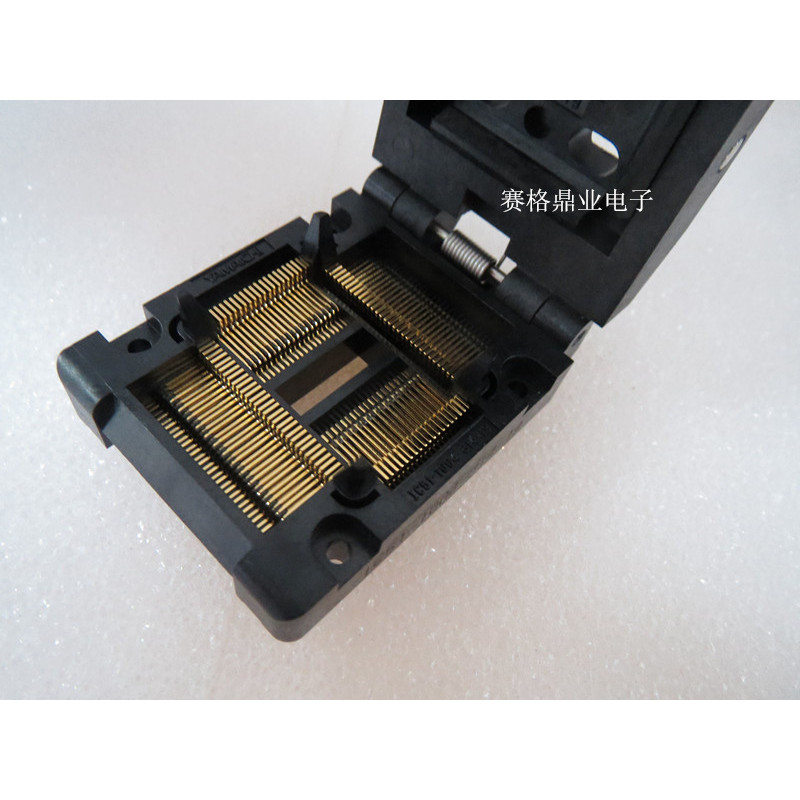 Clamshell 100%New&Original IC51-1004-814-19 QFP100/TQFP100/LQFP100 IC Burning seat Adapter testing