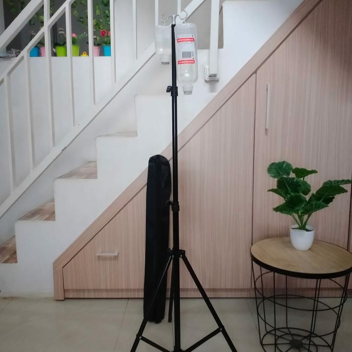 Dijual Terbaru Tiang Infus Portable Murah 2 Gantungan