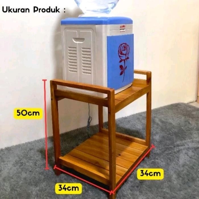 Karya Rak Dispenser Rak Meja Rice Cooker Rak Magic Com Rak Susun Kayu Serbaguna