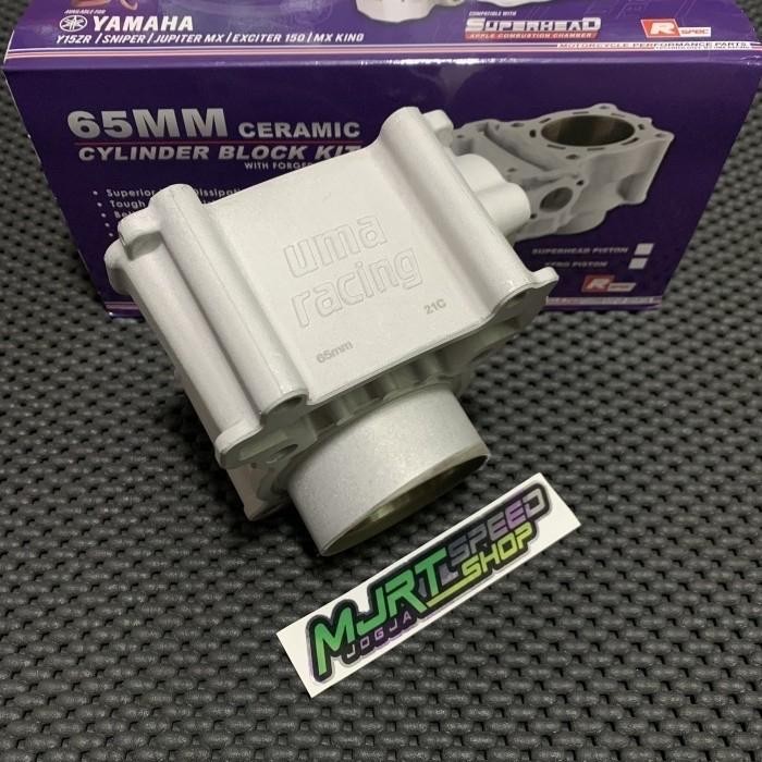 BLOCK CERAMIC UMA RACING 57MM 62MM 65MM MX KING TANPA PISTON BLOK CERAMIC masih ready