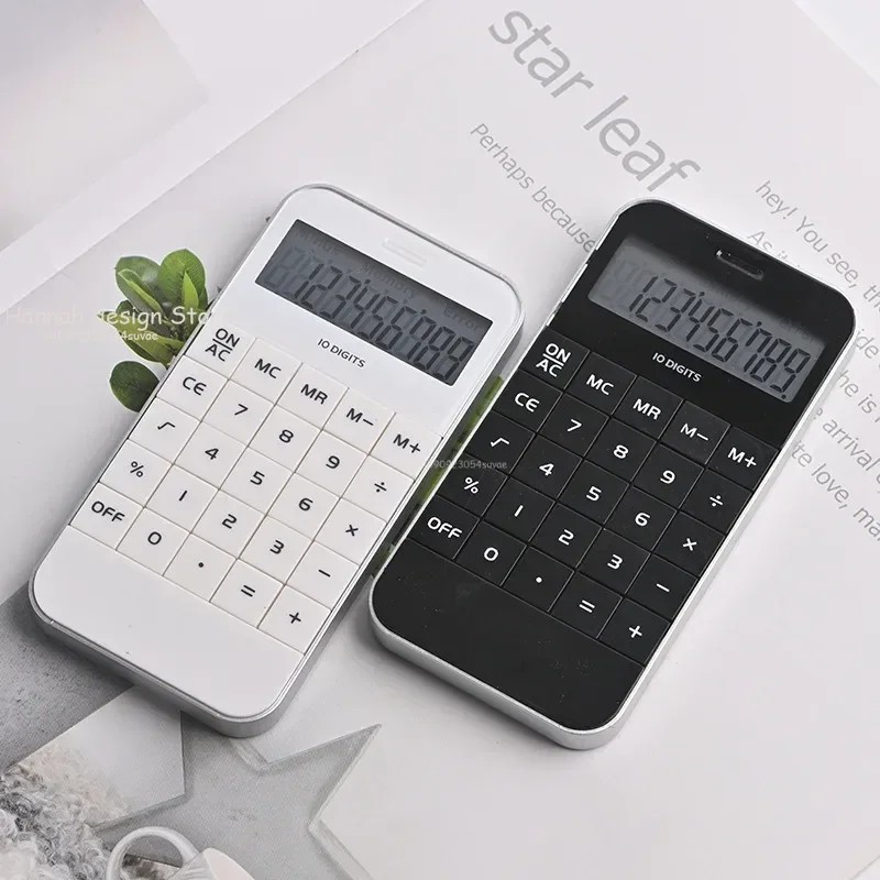 

Portable Pocket Electronic Calculator 10 Digits Display Calculate Calculator Simplicity Fashion Mini