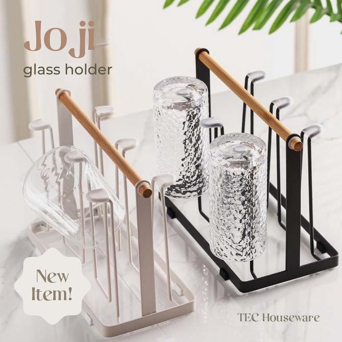 

TECJOJI Rak Gelas Organizer Besi Cup Holder Tempat Cangkir Tempat Gelas Gantungan Gelas Rak Dapur