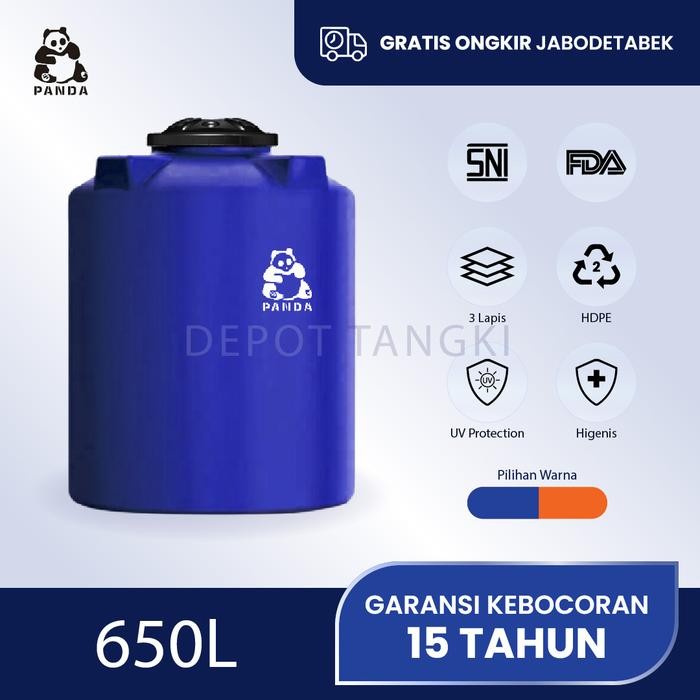 Tangki Toren Tandon Air Panda PAN 70 (650 liter)