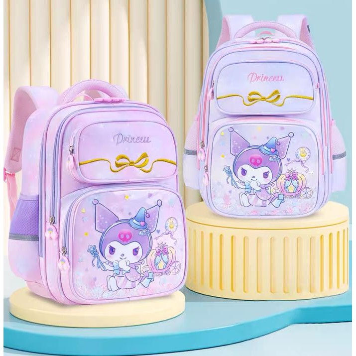 

[ Free Bonus ] Tas Sekolah Kuromi Anti Air / Tas Anak Sekolah