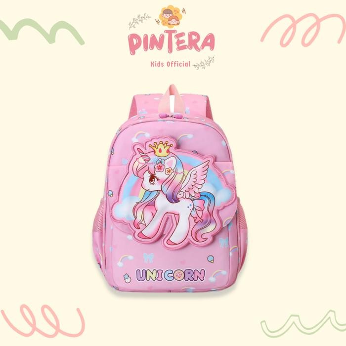 

Pintera - Tas Sekolah Anak Perempuan PAUD TK Ransel Fashion Unicorn - KANO Kids