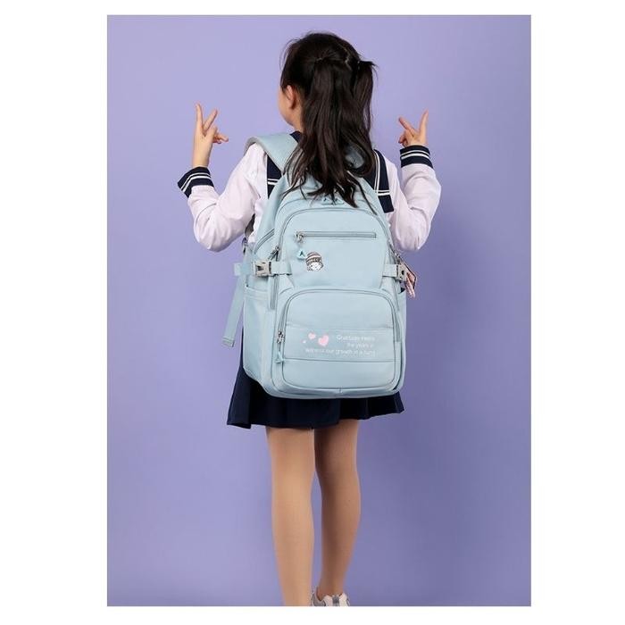 

AB SHOP Tas Ransel Sekolah Anak Perempuan SD SMP SMA Backpack Wanita Premium Murah Import Tas Ransel