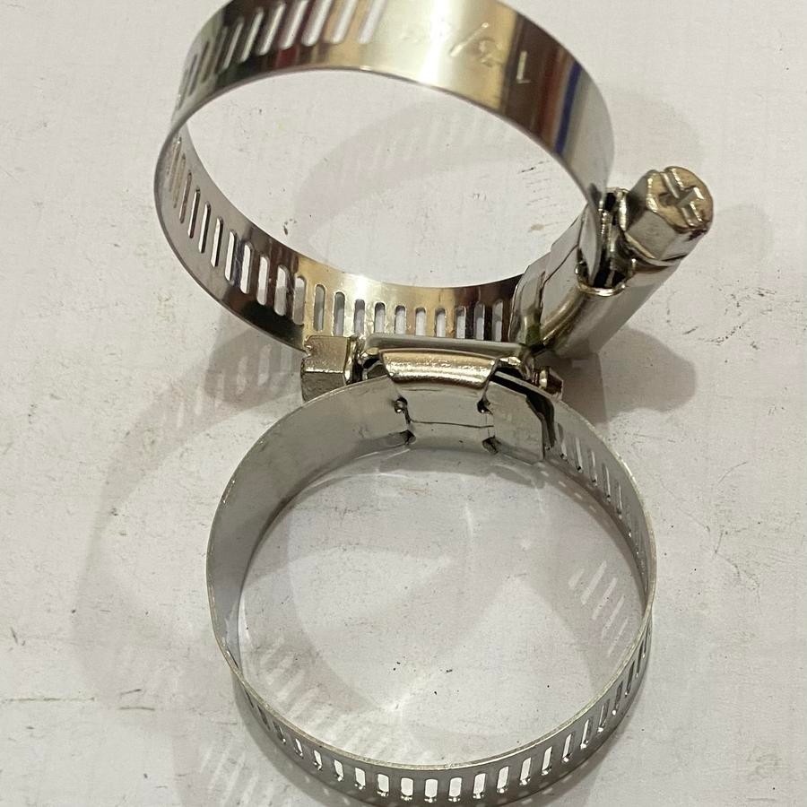 Klem Kawel Karburator Motor Bebek Grand Supra Jupiter Vega / Klem 1 3/4" Stainless