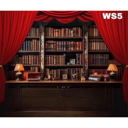 Background Wisuda / Rak Buku 3 X 2.5M Backdrop Rakbuku Kelulus Lulusan Tk Sd Smp Sltp Sma Smk D1 S1