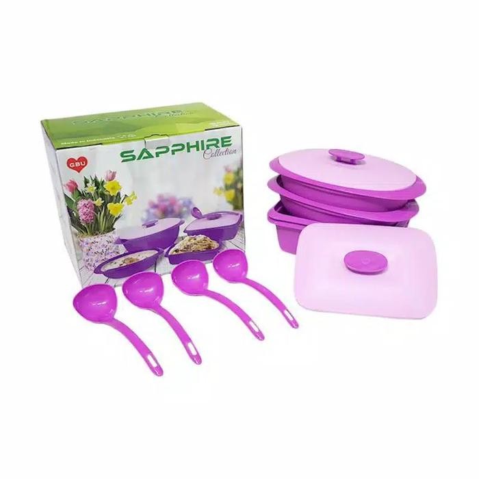 sapphire set wadah makanan