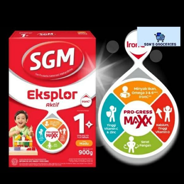 

SGM Eksplor 1+ Plus Madu 900 gr