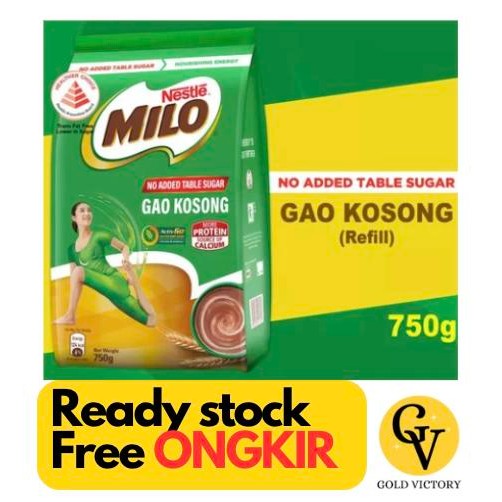 

Milo Zero Sugar Gao Kosong Instant Malt Drink 750g