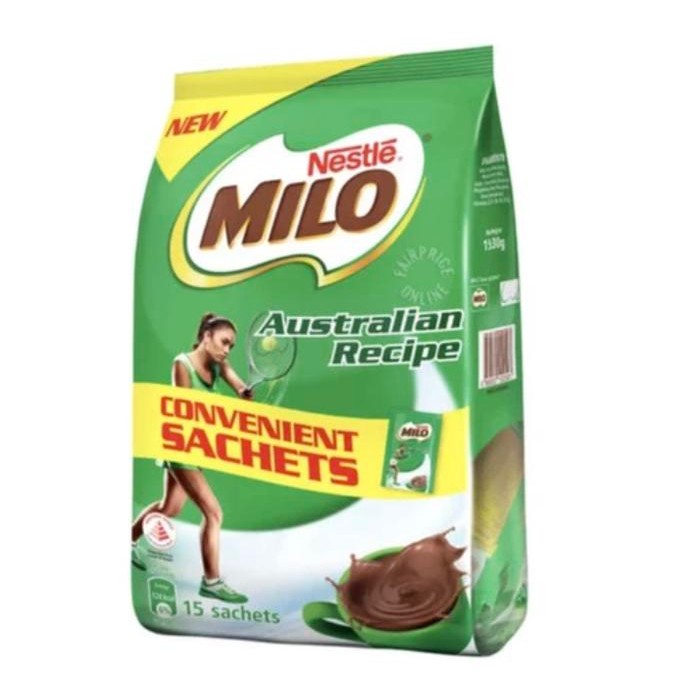 

Milo Activ-Go Australian Recipe Sachet 15S