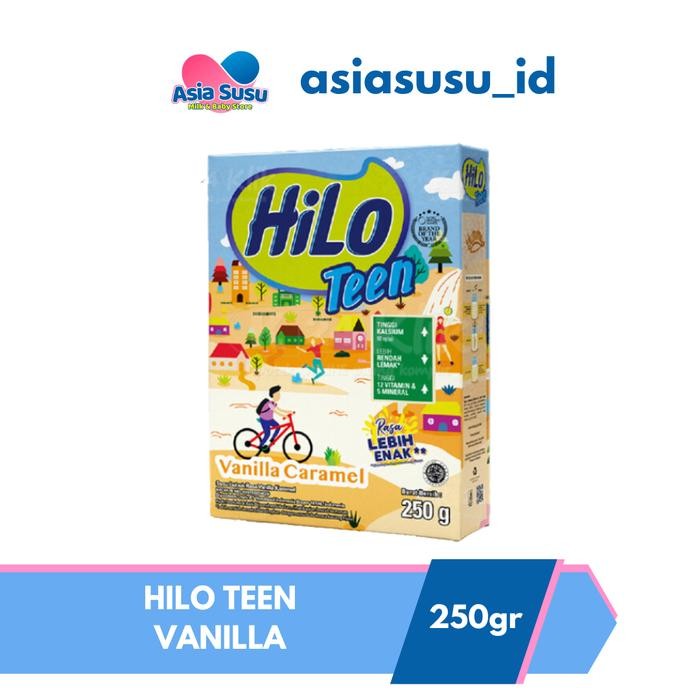 

HILO TEEN VANILA / COKLAT 250GR - Tinggi Kalsium, Rendah Lemak, Tinggi Vitamin dan Mineral