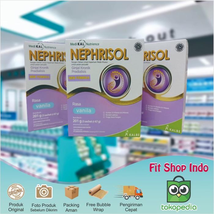 

Nephrisol Vanila 201 gram. KEMASAN BARU... LEBIH MURAH