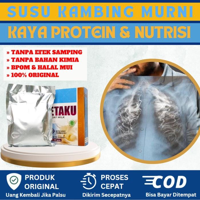 

Susu Etawaku - Bersihkan Paru - Paru Atasi Masalah Pernapasan Asma Sesak Nafas Pneumonia Bronkhitis