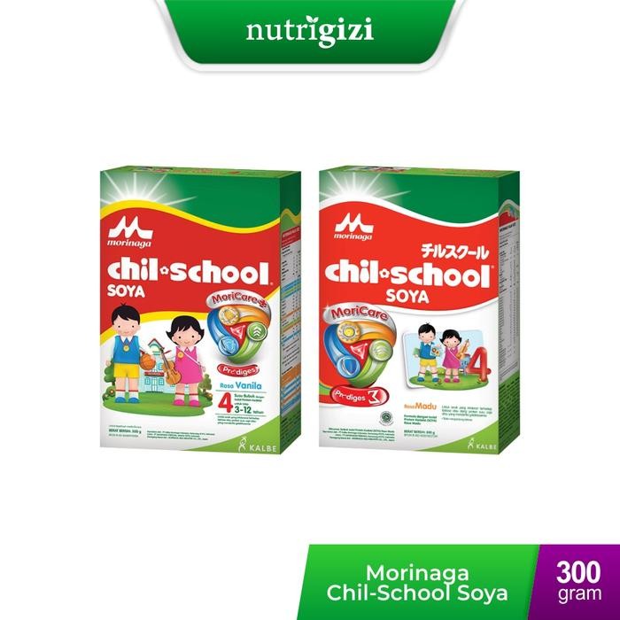 

Nutrigizi Morinaga Chil-School Soya 300 g Susu Anak Alergi 3-5 tahun