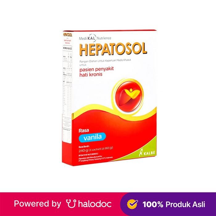 

Hepatosol Rasa Vanila 240 g - Susu Medis Khusus - Halodoc