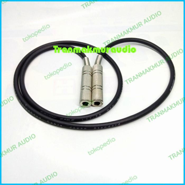 Jack Akai 6,5mm Female To Female Kabel Sambungan Jack Akai
