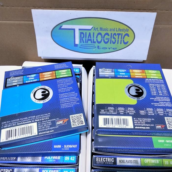 senar gitar elixir elektrik original