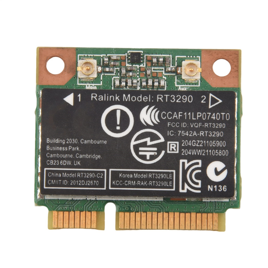 150Mbps 2.4Ghz RT3290 802.11B/G/N Wireless Wlan WIFI + Bluetooth BT 3.0 Half Mini PCI-E Card for HP