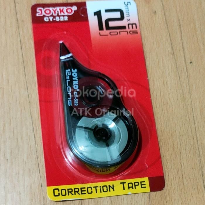 

Ready- Paket Hemat Tip Ex Correction Pen Joyko Ct 522 Per Box Isi 12 Pcs