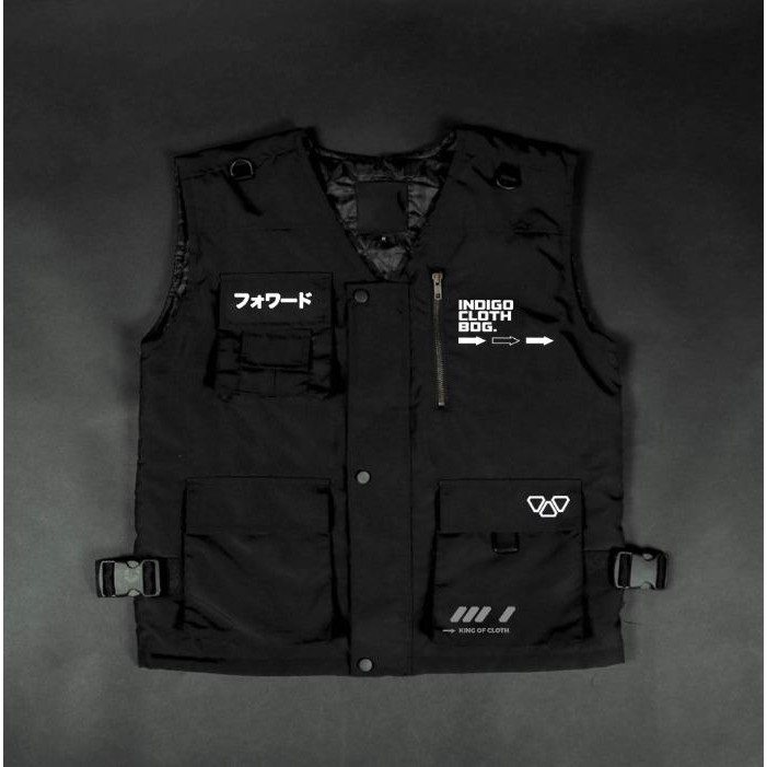Rompi Pria Vest Tactical Parasut Tebal Waterproof Original Casual Berkualitas