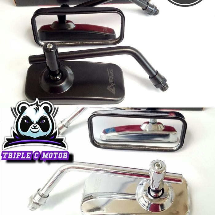 Spion kotak CB / KING drat honda & yamaha SEVEN crom - hitam