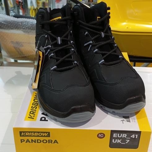 Sepatu Safety Krisbow Pandora 6 Inchi/Safety Shoes Pandora 6 Inchi Besi Tbk