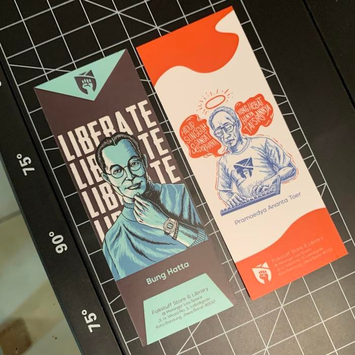 Pembatas Buku / Book Mark Hatta & Pramoedya Tbk