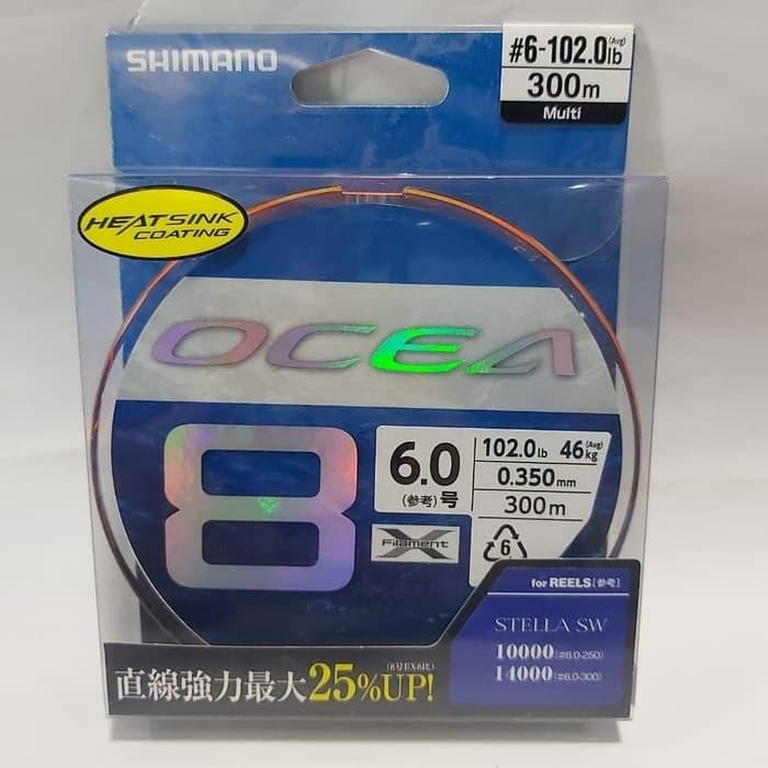 Senar PE Shimano Ocea X8 PE6 300m