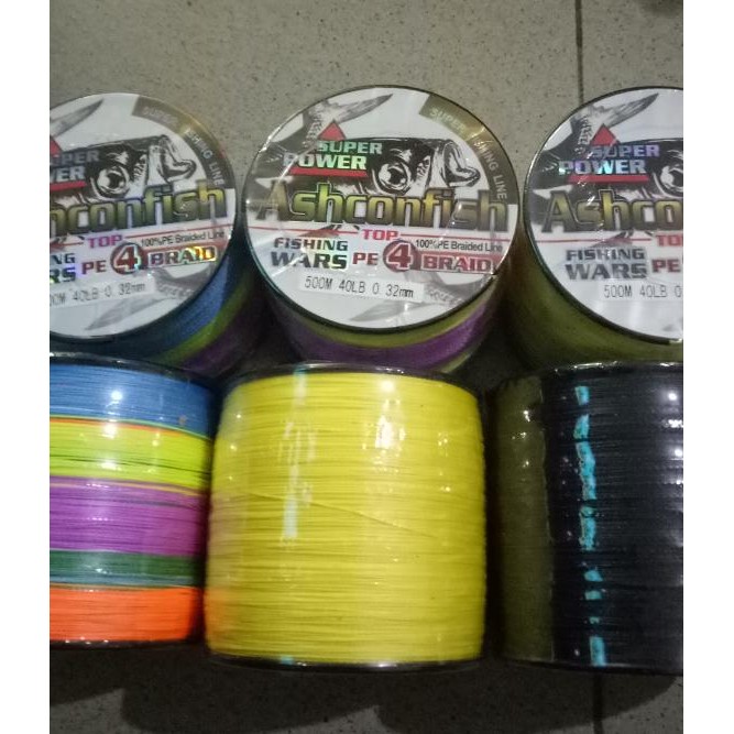 Benang PE 500Mtr 40LB-0.32mm Murah Beralitas