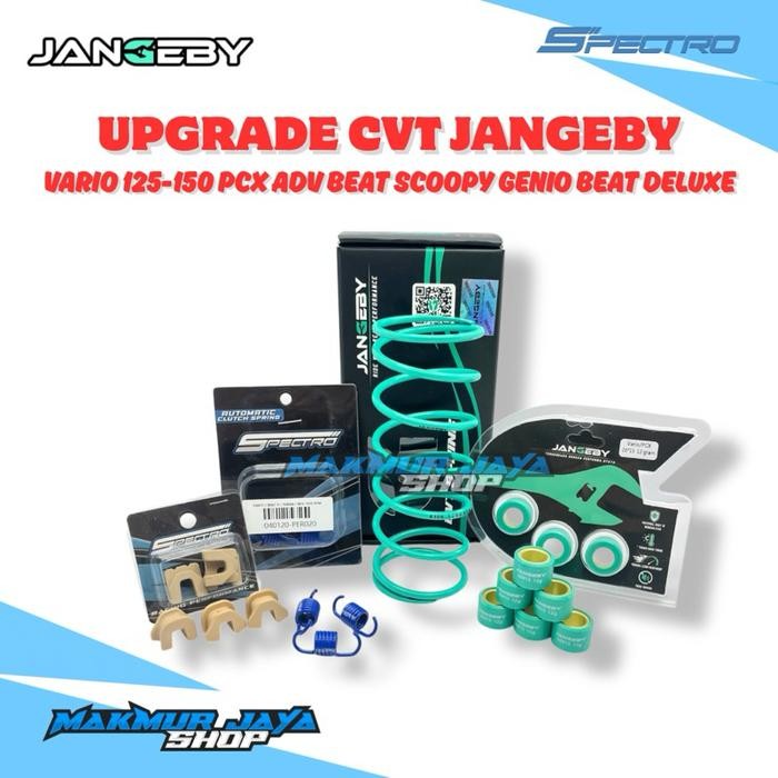 UPGRADE CVT JANGEBY VARIO 125-150 PCX BEAT SCOOPY GENIO ADV VARIO 160 STYLO UPGRADE AKSELERASI CVT