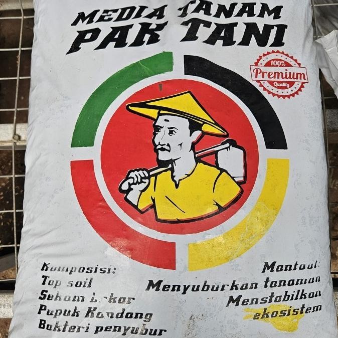 TERBARU MEDIA TANAM ORGANIK PREMIUM PAK TANI / KOMPOS / PUPUK SAPI KEMASAN BESAR *