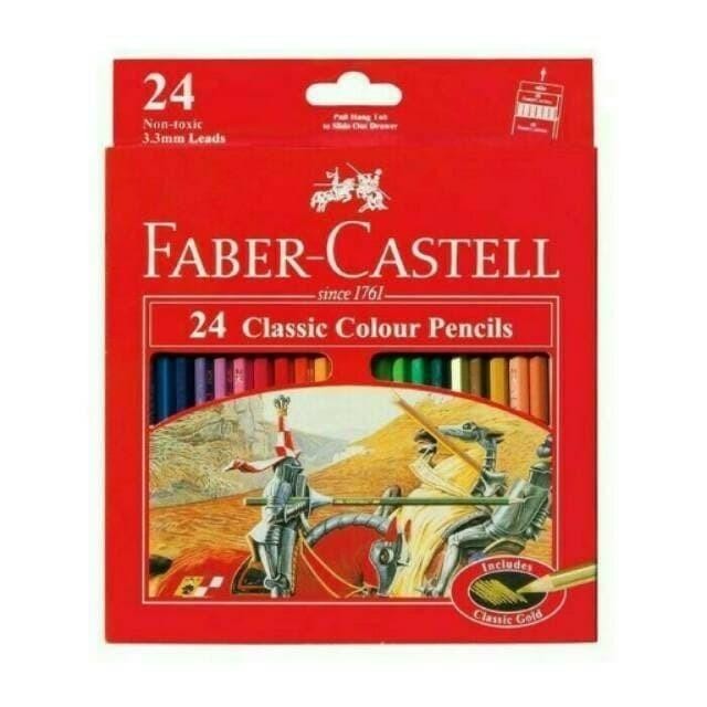 

Pensil Warna 24 Warna Merk Faber Castell Classic