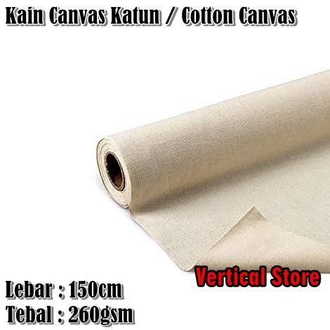 

Kain Cotton Canvas / Katun Kanvas / Bahan Kanvas Lukis / Apron Kanvas