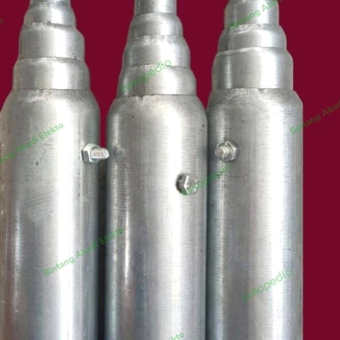 Tiang Antena TV Wifi Galvanis 6 meter Bisa Untuk Bendera Umbul