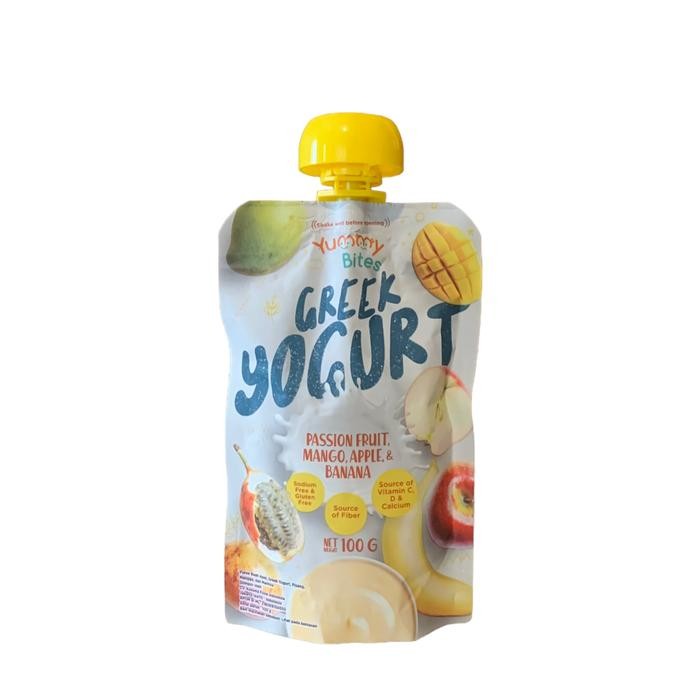 

New YUMMY BITES - Greek Yogurt & Custard 100g Yogurt untuk Mpasi Bayi
