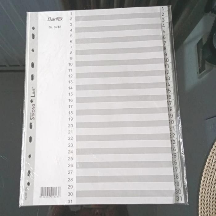

Pembatas Bantex 6212 A4 1-31