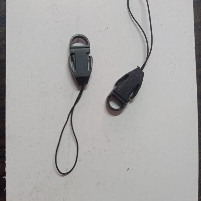 

stoper gantungan tali klip hp lanyard / stoper tali id card / 100pcs