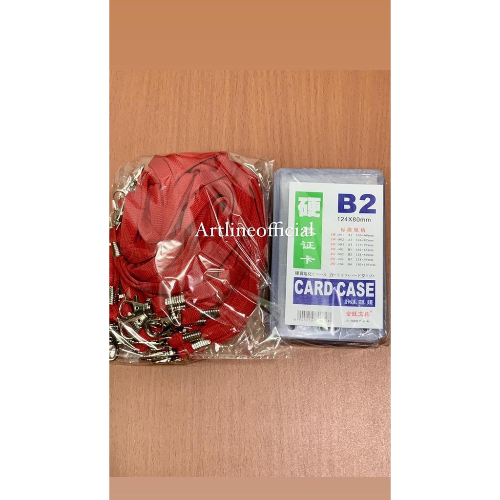 

Bundling 20 Pcs ID Card B2 + 20 Pcs Tali Id Card kait 1 Cm